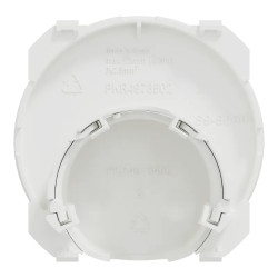 Odace - enjoliveur seul - pour sortie de câble - blanc craie