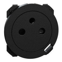 Odace enjoliveur prise et USB-C noir