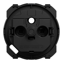 Odace enjoliveur prise et USB-C noir