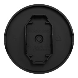 Odace - enjoliveur seul - pour va-et-vient ou poussoir - noir onyx