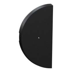 Odace demi enjo lumineux 2xVV pous noir