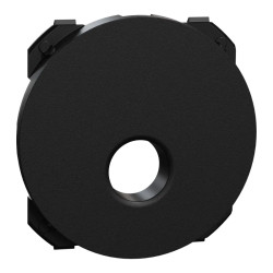 Odace - enjoliveur seul - pour prise TV - noir onyx