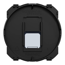 Odace - enjoliveur seul - pour prise RJ45 - noir onyx
