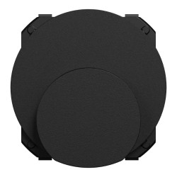 Odace - enjoliveur seul - pour sortie de câble - noir onyx