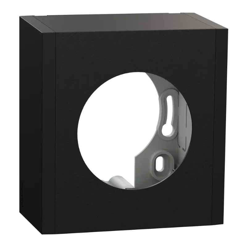 Odace - boîte pour montage en saillie - 1 poste associable - noir onyx
