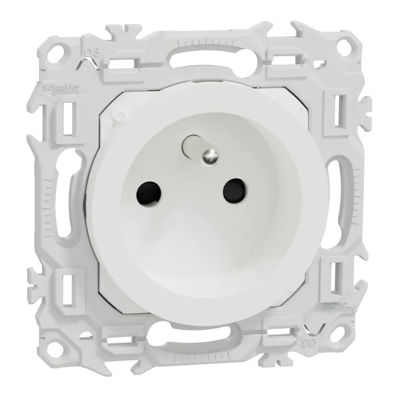 Odace lot 108 prises 2P+T réno blanc