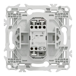 Odace - lot de 108 va-et-vient ou poussoir S920204 - blanc craie