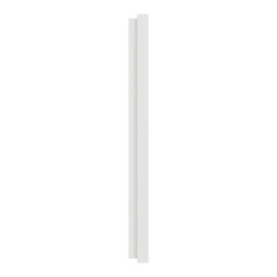 Odace plaque 2 postes 57mm blanc