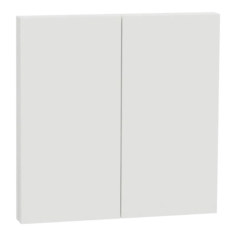 Odace plaque Intégral double blanc