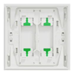 Odace plaque Intégral double blanc