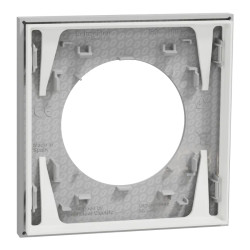 Odace - plaque de finition 1 poste - couleur Gris galet