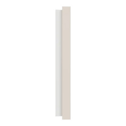 Odace - plaque de finition 3 postes - couleur Beige sable
