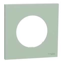 Odace - plaque de finition 1 poste - couleur Vert jade