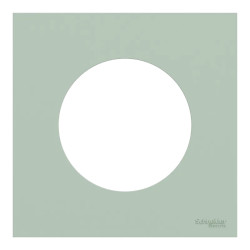 Odace - plaque de finition 1 poste - couleur Vert jade