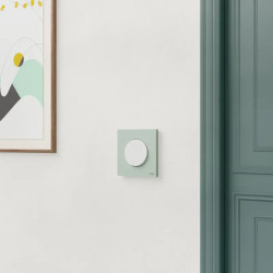Odace - plaque de finition 1 poste - couleur Vert jade