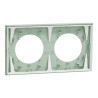 Odace - plaque de finition 2 postes - couleur Vert jade