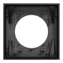 Odace - plaque de finition 1 poste - couleur Gris basalte