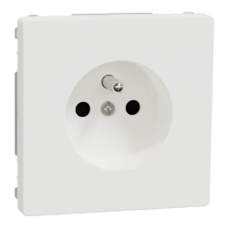 Prise de courant - Blanc Lotus - MTN2500-6035 Schneider Electric