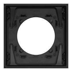 Odace M. plaque 1 poste perle noire