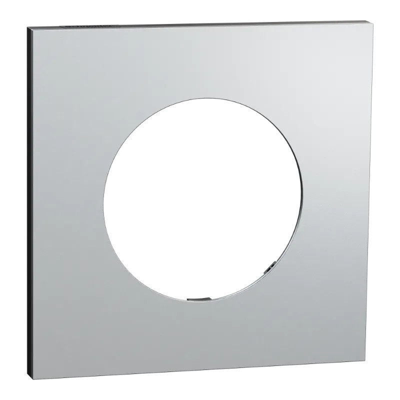 Odace M. plaque 1 poste Aluminium noir