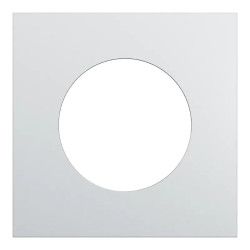 Odace M. plaque 1 poste Aluminium noir