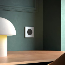 Odace M. plaque 1 poste Aluminium noir