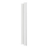 Odace M. plaque 1 poste Aluminium blanc