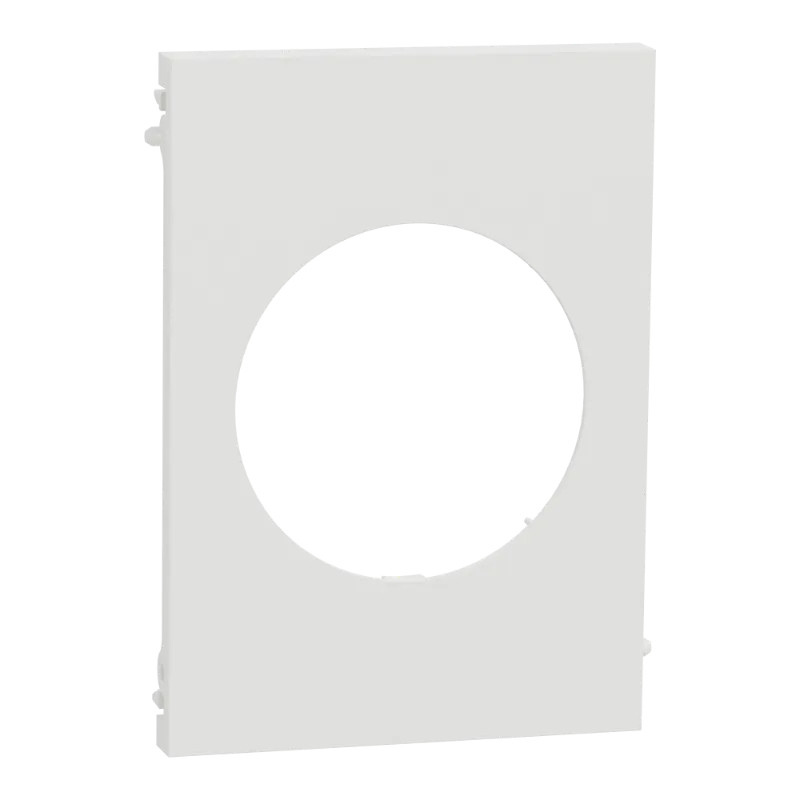 Odace Architecte - plaque de finition centrale - couleur Blanc craie