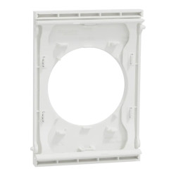 Odace Architecte - plaque de finition centrale - couleur Blanc craie