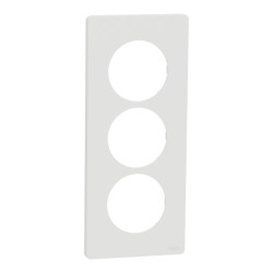 Odace Archi. Plaque 3 postes 57mm blanc