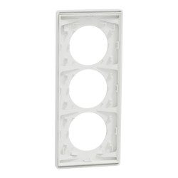 Odace Archi. Plaque 3 postes 57mm blanc