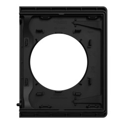 Odace Architecte - plaque de finition latérale - couleur Noir onyx
