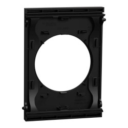 Odace Architecte - plaque de finition centrale - couleur Noir onyx