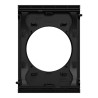 Odace Architecte - plaque de finition centrale - couleur Noir onyx