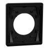 Odace Architecte - plaque de finition 1 poste - couleur Noir onyx