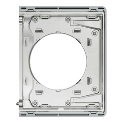 Odace Architecte - plaque de finition latérale - effet Titane