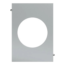 Odace Architecte - plaque de finition centrale - effet Titane