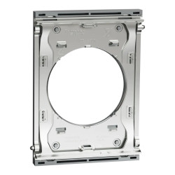 Odace Architecte - plaque de finition centrale - effet Titane