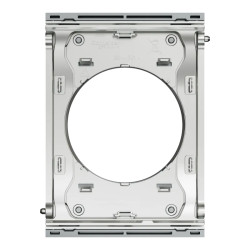 Odace Architecte - plaque de finition centrale - effet Titane