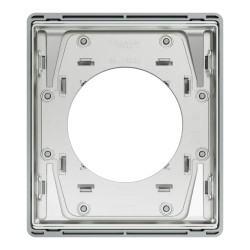 Odace Architecte - plaque de finition 1 poste - effet Titane