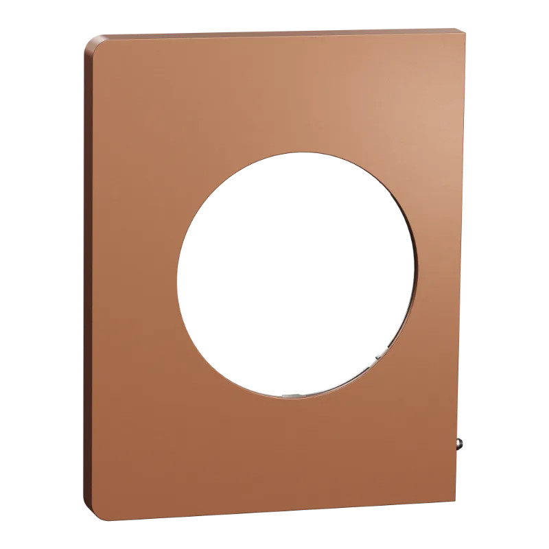 Odace Architecte - plaque de finition latérale - effet Cuivre