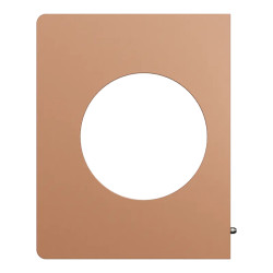 Odace Architecte - plaque de finition latérale - effet Cuivre