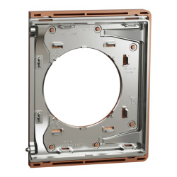 Odace Architecte - plaque de finition latérale - effet Cuivre