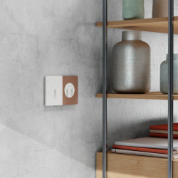 Odace Architecte - plaque de finition latérale - effet Cuivre