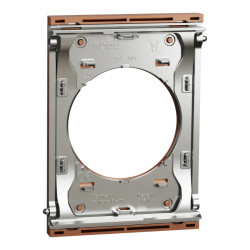 Odace Architecte - plaque de finition centrale - effet Cuivre