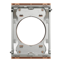 Odace Architecte - plaque de finition centrale - effet Cuivre