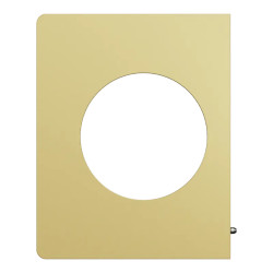 Odace Architecte - plaque de finition latérale - effet Laiton