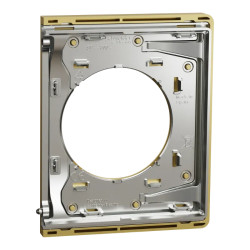 Odace Architecte - plaque de finition latérale - effet Laiton