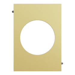 Odace Architecte - plaque de finition centrale - effet Laiton