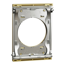 Odace Architecte - plaque de finition centrale - effet Laiton